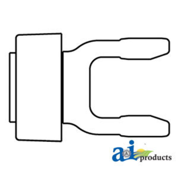 A & I Products Tractor Yoke, Splined 1 3/8" - 21 Spline w/ Slide Collar 5" x4" x3.5" A-BP5720E3776-A
